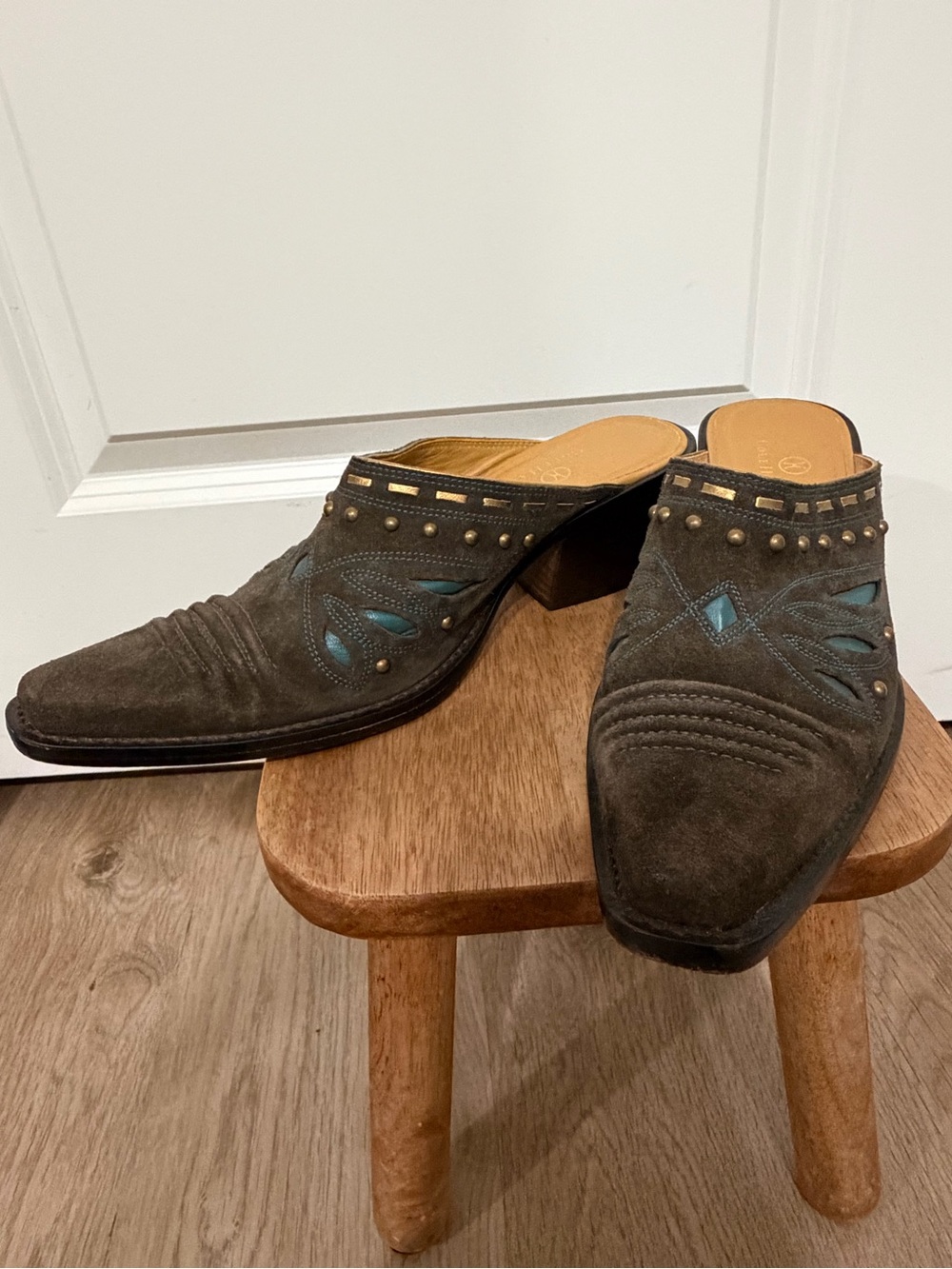 Cole Haan Western style Mules